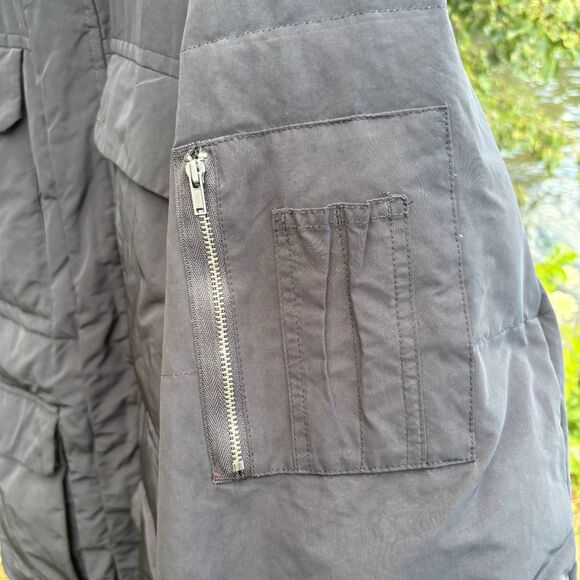 Nautica Insulated Winter Parka with Hood & 4 Pockets, True Black Men's XXL - Picture 6 of 15